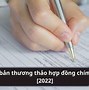 Mẫu Thương Thảo Hợp Đồng Mới Nhất