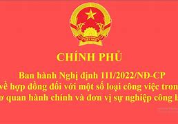 Nghị Định 111 Hợp Đồng Lao Động